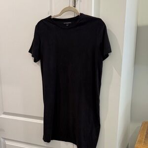 Brandy Melville Black Women's Tee Dress feels like suede